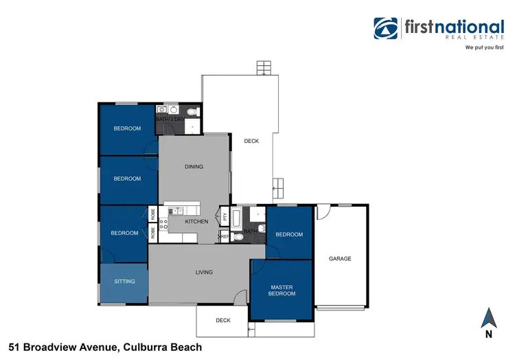 Floorplan of Homely house listing, 51 Broadview Avenue, Culburra Beach NSW 2540