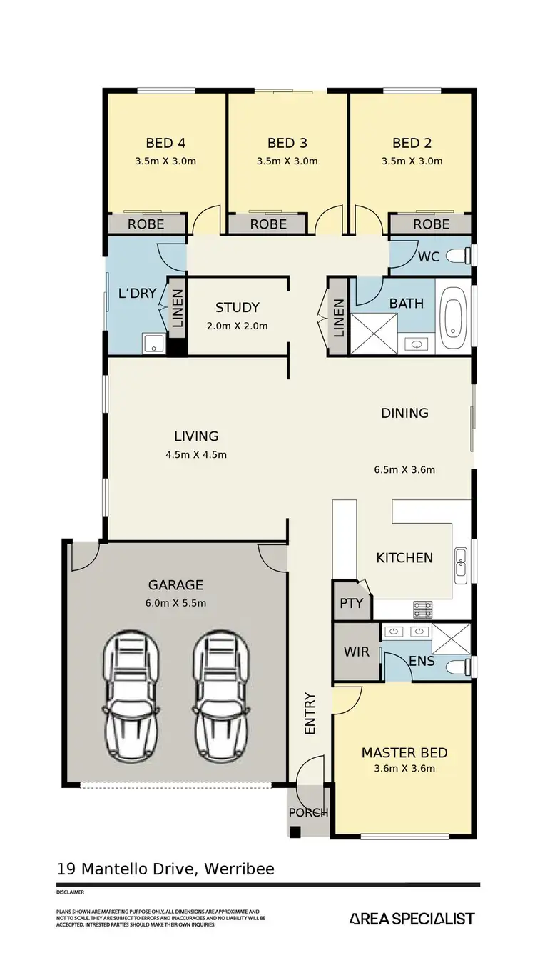 Floorplan of Homely house listing, 19 Mantello Drive, Werribee VIC 3030