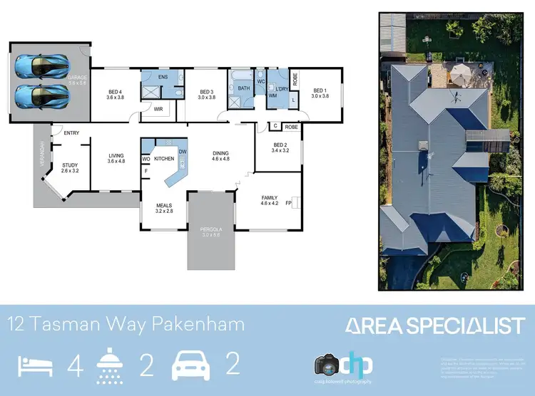 Floorplan of Homely house listing, 12 Tasman Way, Pakenham VIC 3810