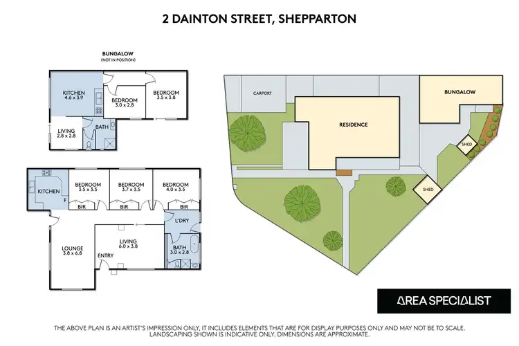 Floorplan of Homely house listing, 2 Dainton Street, Shepparton VIC 3630