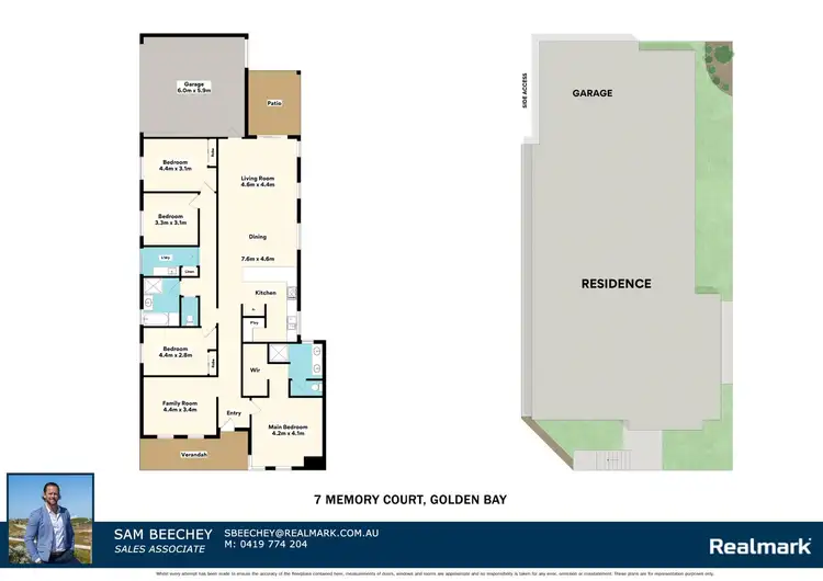 Floorplan of Homely house listing, 7 Memory Court, Golden Bay WA 6174