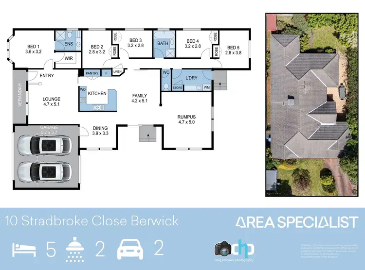 Floorplan of Homely house listing, 10 Stradbroke Close, Berwick VIC 3806