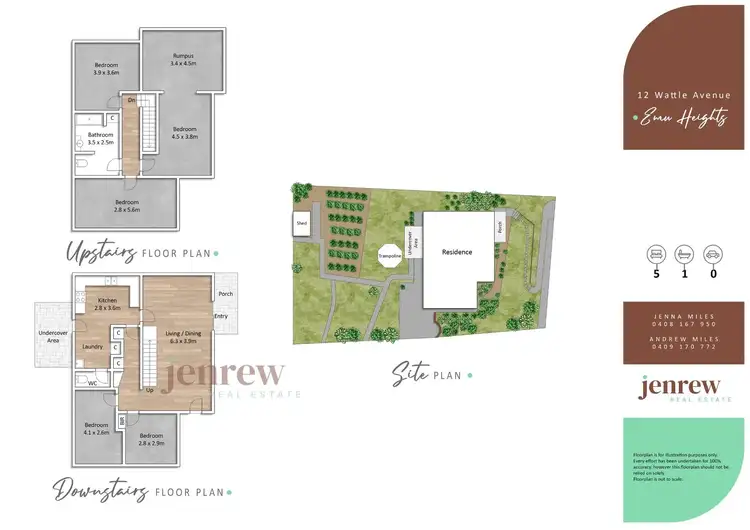 Floorplan of Homely house listing, 12 Wattle Avenue, Emu Heights TAS 7320