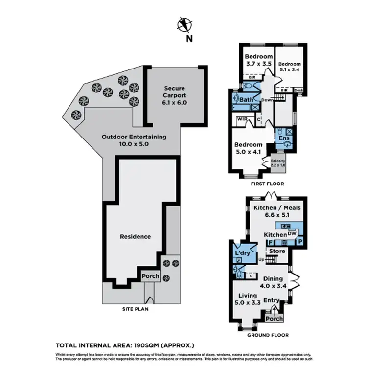 Floorplan of Homely townhouse listing, 21 Speakmen Street, Kensington VIC 3031