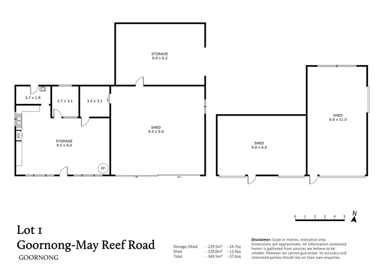 Floorplan of Homely rural property listing, Lot 1 Goornong - Mayreef Road, Goornong VIC 3557