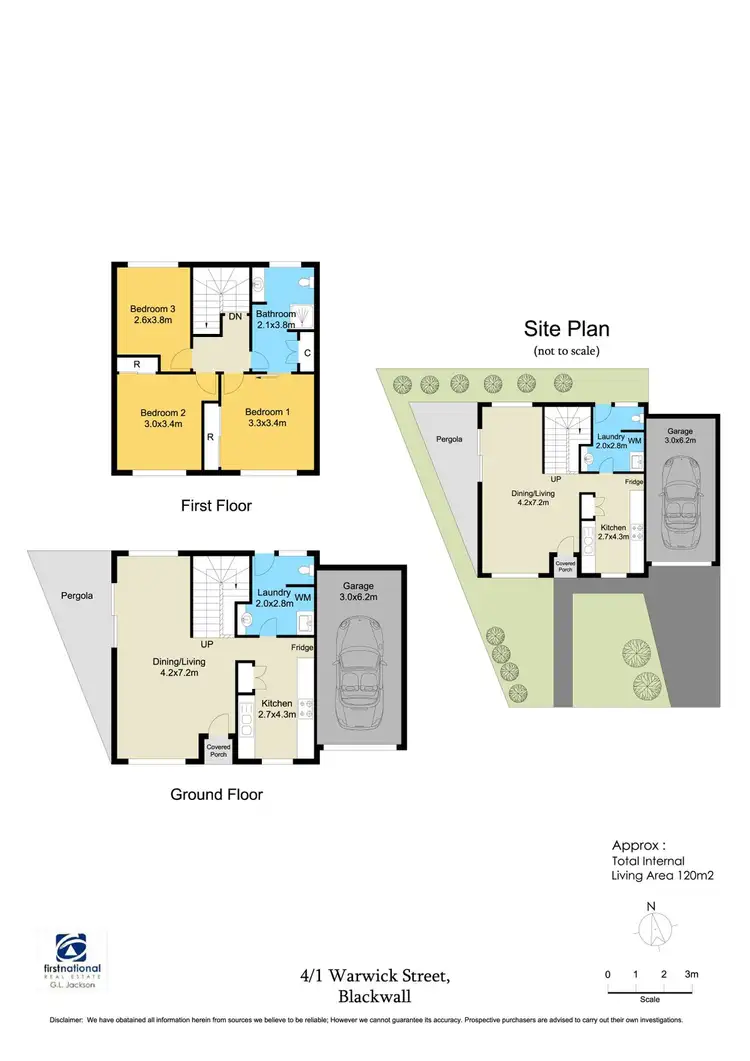 Floorplan of Homely townhouse listing, 4/1 Warwick Street, Blackwall NSW 2256