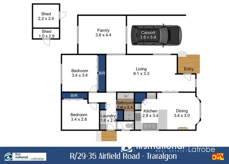 Floorplan of Homely retirement listing, R29/35 Airfield Road, Traralgon VIC 3844