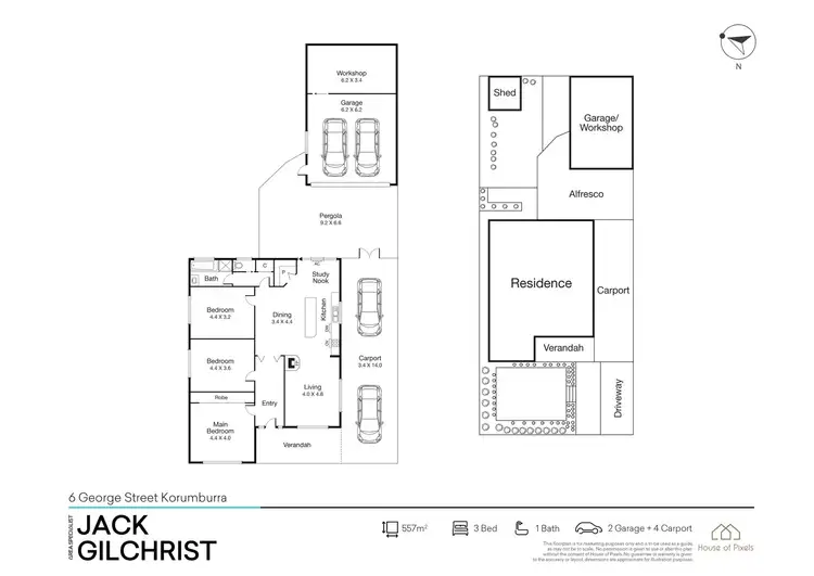Floorplan of Homely house listing, 6 George Street, Korumburra VIC 3950