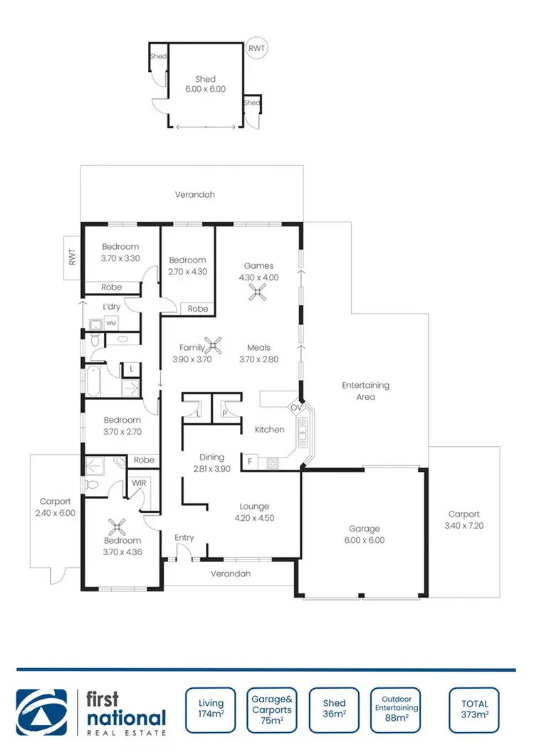 Floorplan of Homely house listing, 3 Harbison Street, Moonta Bay SA 5558