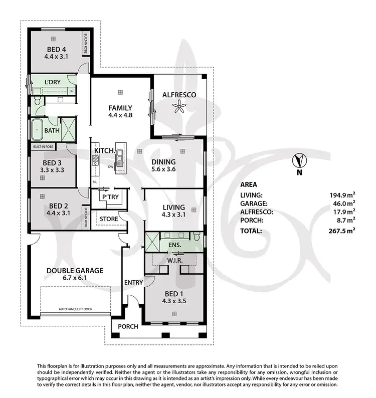 Floorplan of Homely house listing, 28 Wagtail Way, Mount Barker SA 5251