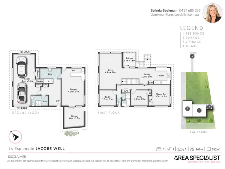 Floorplan of Homely house listing, 16 Esplanade, Jacobs Well QLD 4208