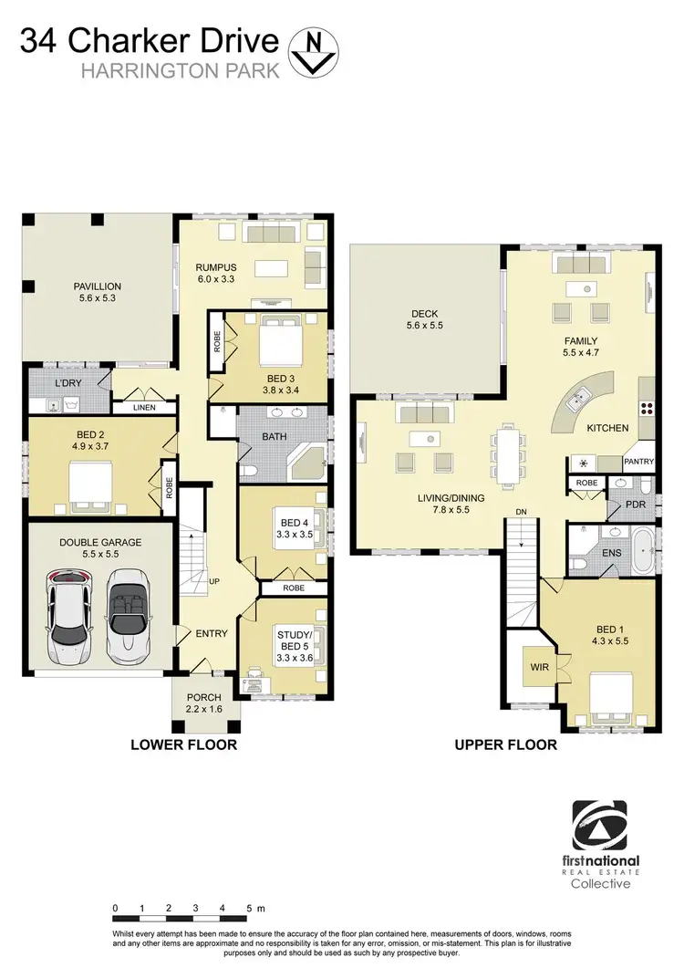Floorplan of Homely house listing, 34 Charker Drive, Harrington Park NSW 2567