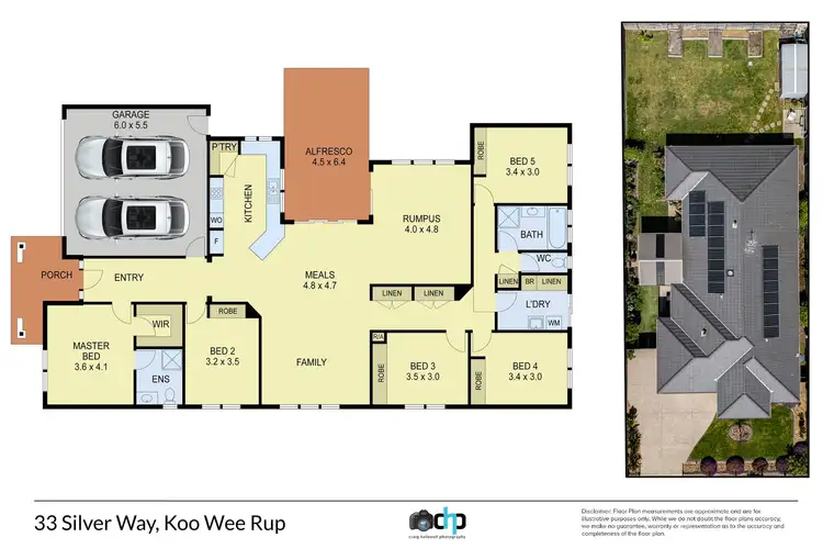 Floorplan of Homely house listing, 33 Silver Way, Koo Wee Rup VIC 3981