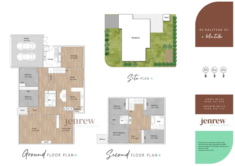 Floorplan of Homely house listing, 45 Halstead Street, Montello TAS 7320