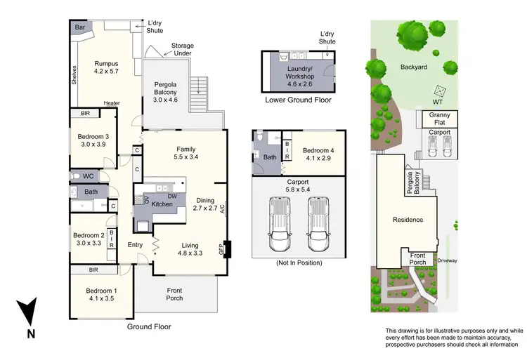 Floorplan of Homely house listing, 24 Wareham Street, Springvale VIC 3171