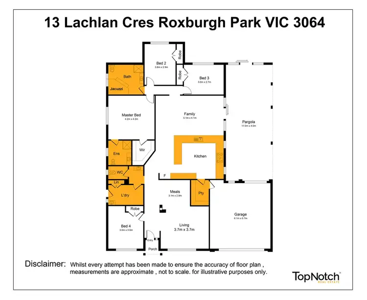 Floorplan of Homely house listing, 13 Lachlan Crescent, Roxburgh Park VIC 3064