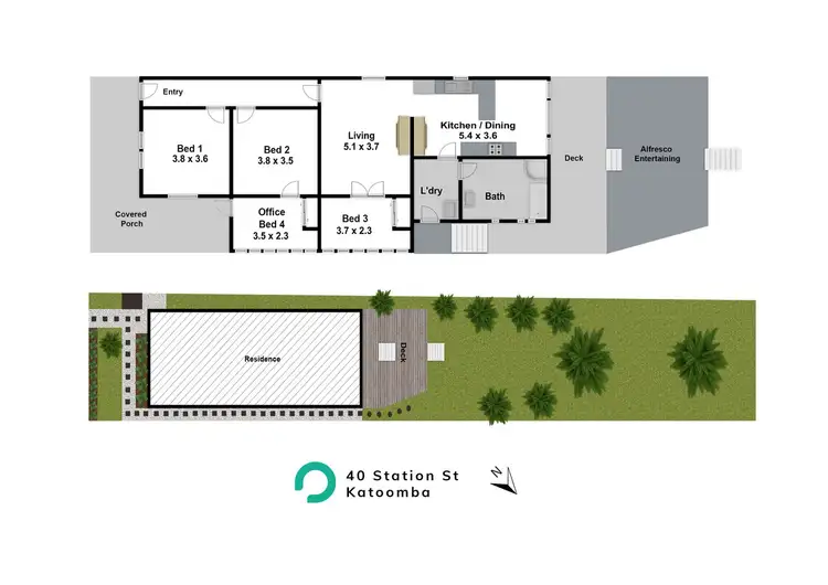 Floorplan of Homely house listing, 40 Station Street, Katoomba NSW 2780