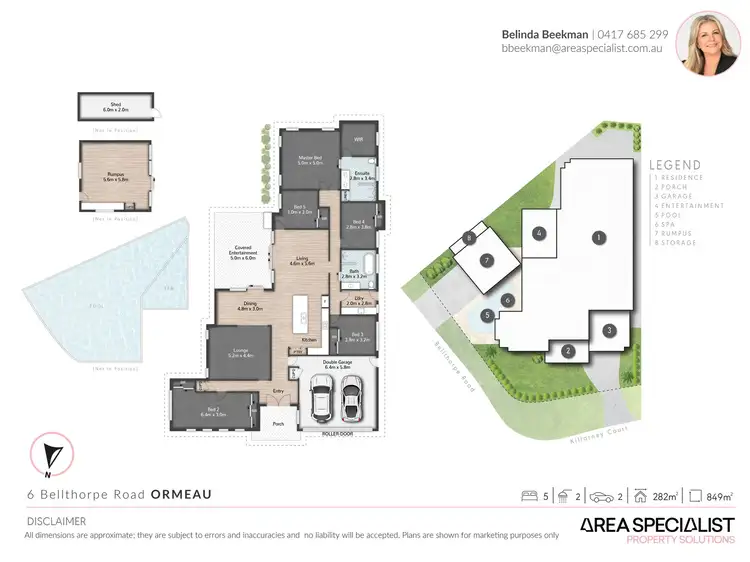 Floorplan of Homely house listing, 6 Bellthorpe Road, Ormeau QLD 4208