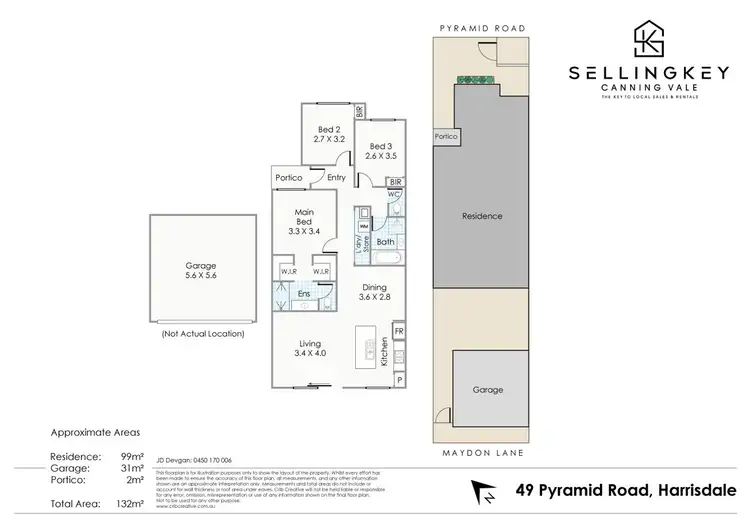 Floorplan of Homely house listing, 49 Pyramid Road, Harrisdale WA 6112