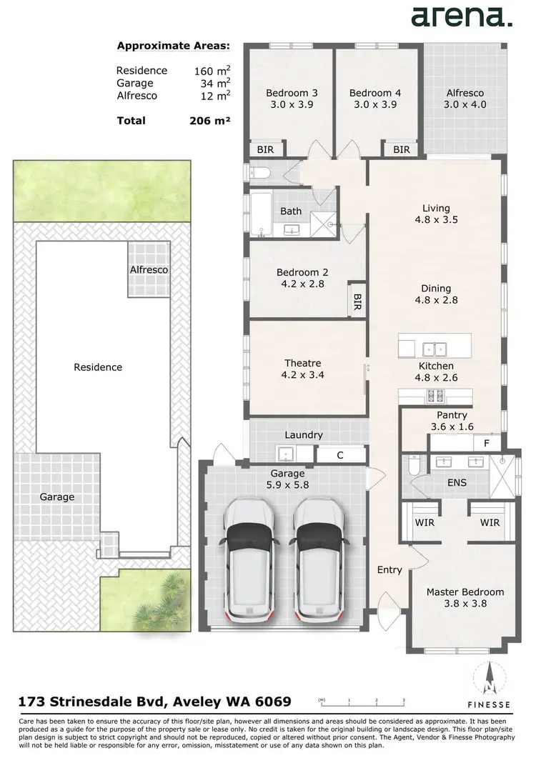 Floorplan of Homely house listing, 173 Strinesdale Boulevard, Aveley WA 6069