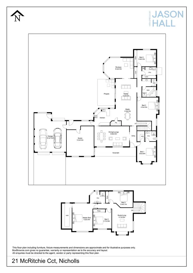Floorplan of Homely house listing, 21 McRitchie Circuit, Nicholls ACT 2913