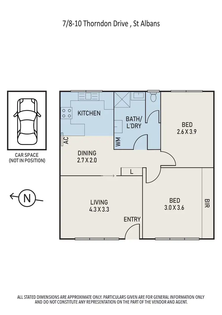 Floorplan of Homely unit listing, 7/8-10 Thorndon Drive, St Albans VIC 3021