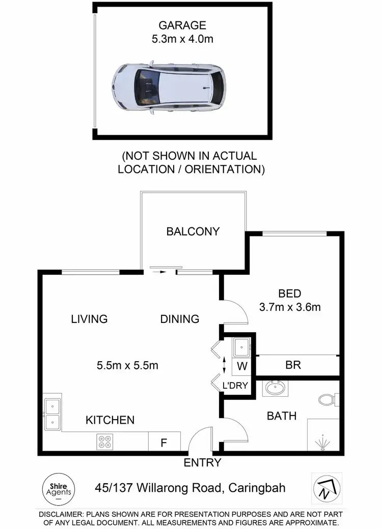 Floorplan of Homely apartment listing, 45/137-143 Willarong Road, Caringbah NSW 2229
