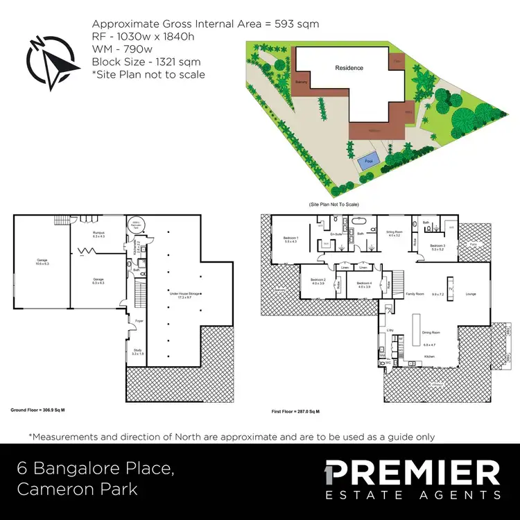 Floorplan of Homely house listing, 6 Bangalore Place, Cameron Park NSW 2285