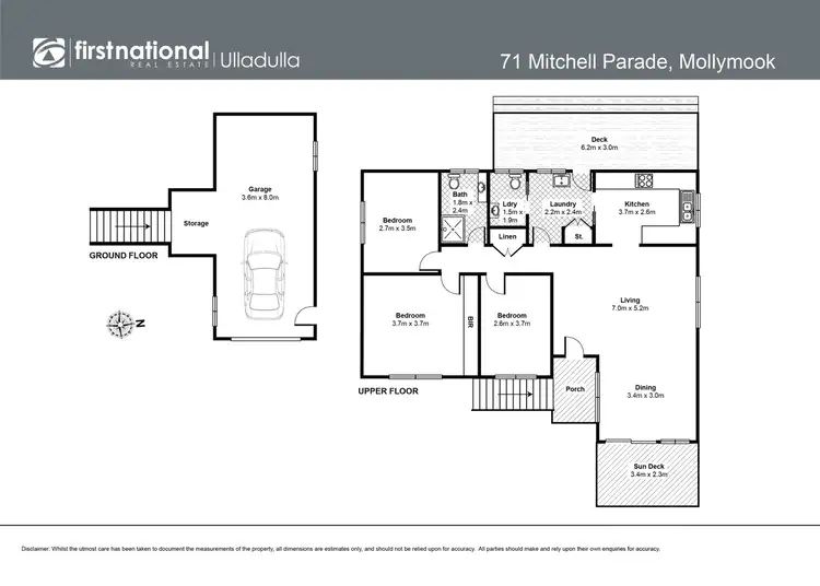Floorplan of Homely house listing, 71 Mitchell Parade, Mollymook Beach NSW 2539