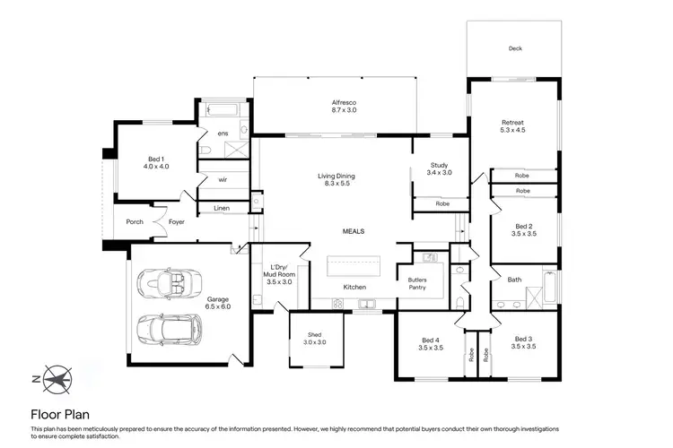 Floorplan of Homely house listing, 7 Lilley Court, Woodend VIC 3442
