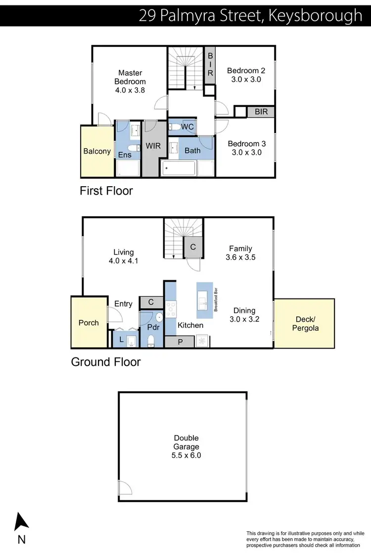 Floorplan of Homely house listing, 29 Palmyra Street, Keysborough VIC 3173