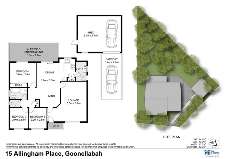 Floorplan of Homely house listing, 15 Allingham Place, Goonellabah NSW 2480