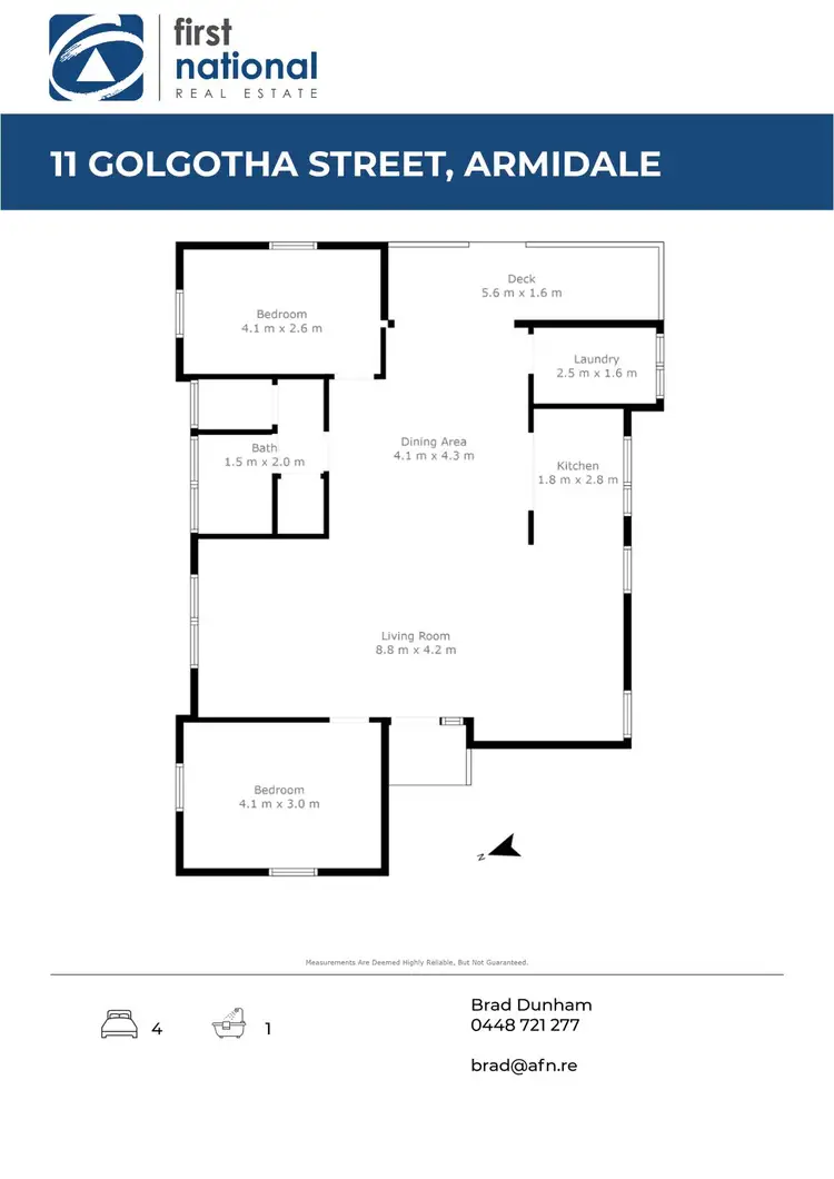 Floorplan of Homely house listing, 11 Golgotha Street, Armidale NSW 2350