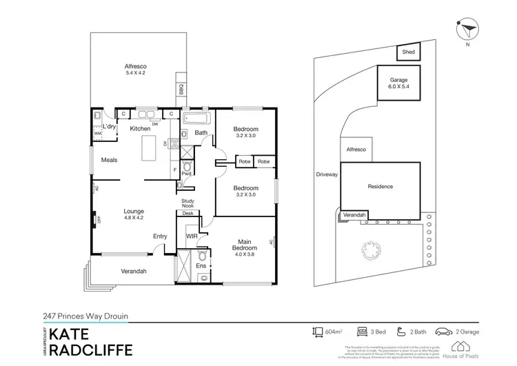 Floorplan of Homely house listing, 247 Princes Way, Drouin VIC 3818