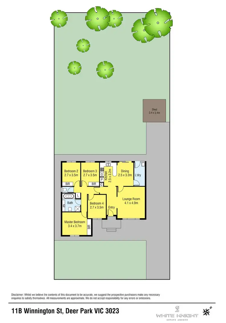 Floorplan of Homely house listing, 11B Winnington Street, Deer Park VIC 3023