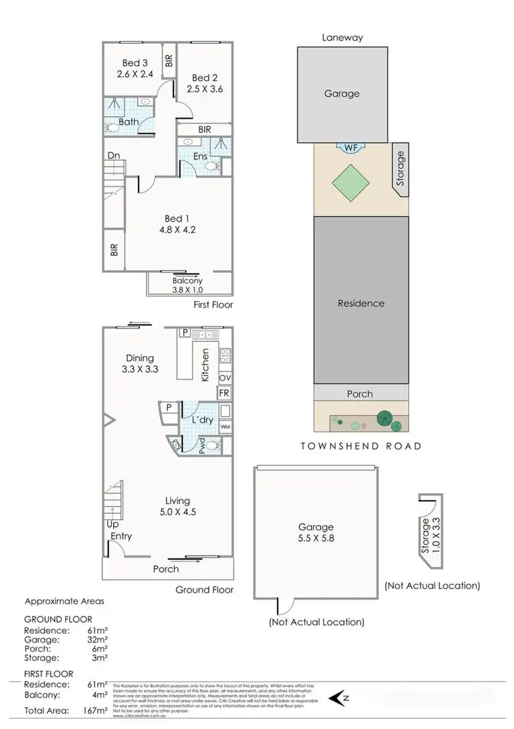 Floorplan of Homely townhouse listing, 68 Townshend Road, Subiaco WA 6008