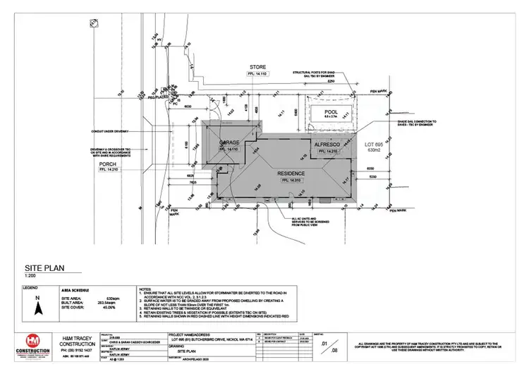 Floorplan of Homely house listing, 81 Butcherbird Drive, Nickol WA 6714