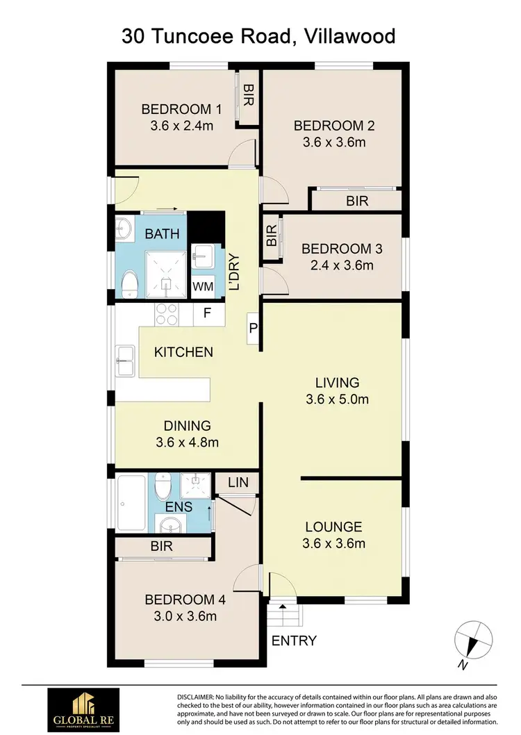 Floorplan of Homely house listing, 30 Tuncoee Road, Villawood NSW 2163