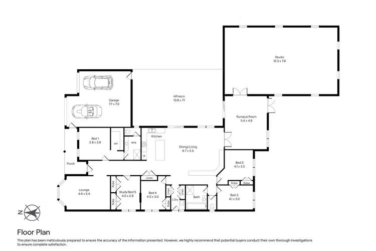 Floorplan of Homely house listing, 36 South Road, Woodend VIC 3442