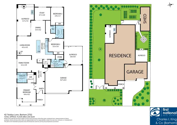 Floorplan of Homely house listing, 42 Teddys Lane, Barham NSW 2732