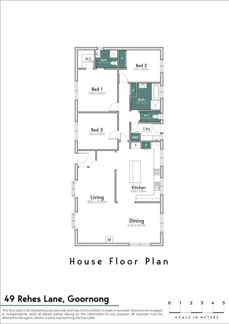 Floorplan of Homely house listing, 49 Rehes Lane, Goornong VIC 3557