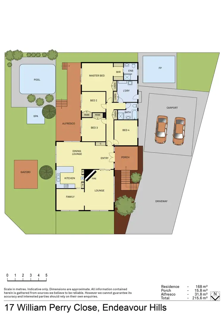 Floorplan of Homely house listing, 17 William Perry Close, Endeavour Hills VIC 3802