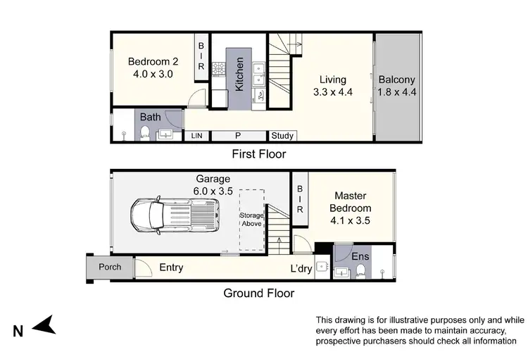 Floorplan of Homely townhouse listing, 8/25-27 Hutton Street, Dandenong VIC 3175