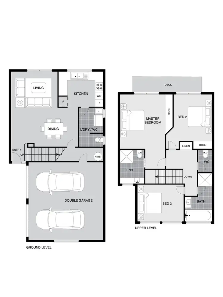 Floorplan of Homely townhouse listing, 7/132 Totterdell Street, Belconnen ACT 2617