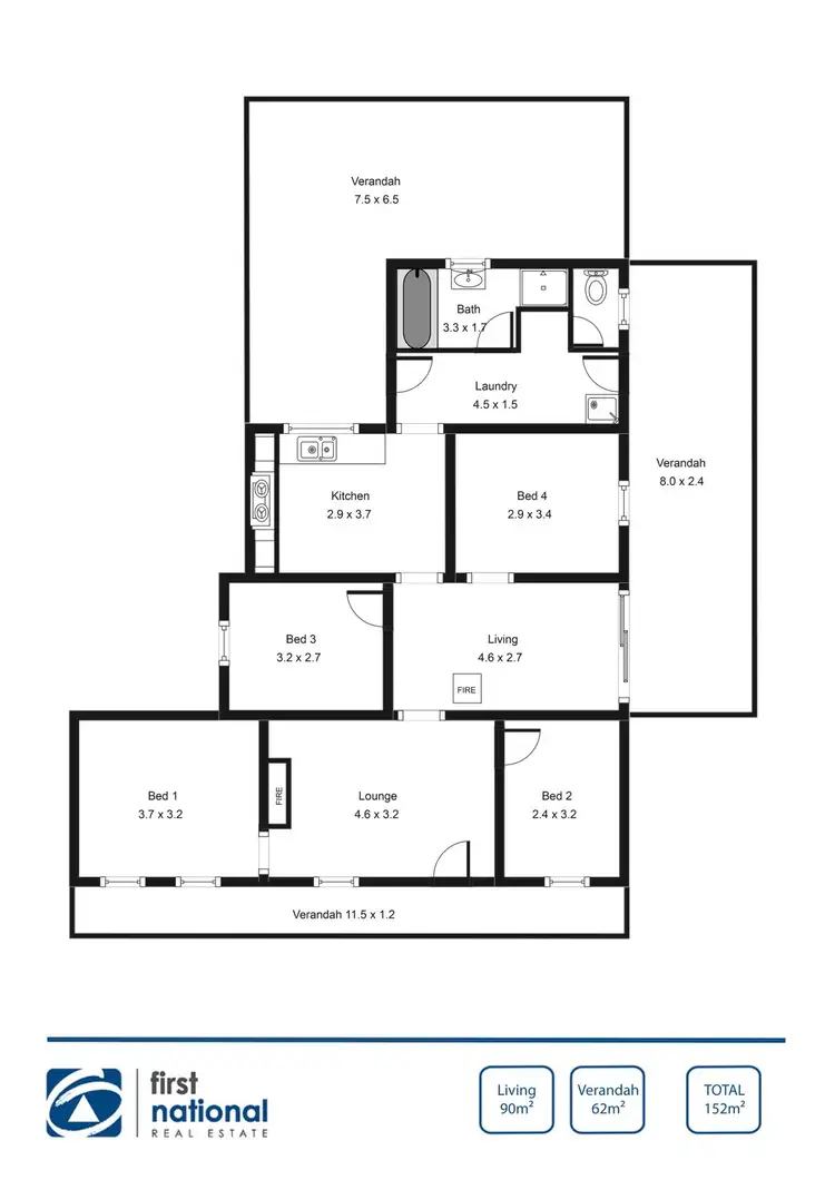 Floorplan of Homely house listing, 10 Derrington Terrace, East Moonta SA 5558