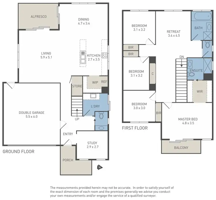 Floorplan of Homely house listing, 5 Nursery Street, Mambourin VIC 3024