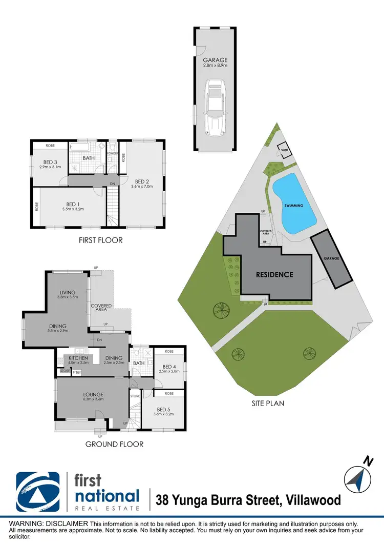 Floorplan of Homely house listing, 38 Yunga Burra Street, Villawood NSW 2163