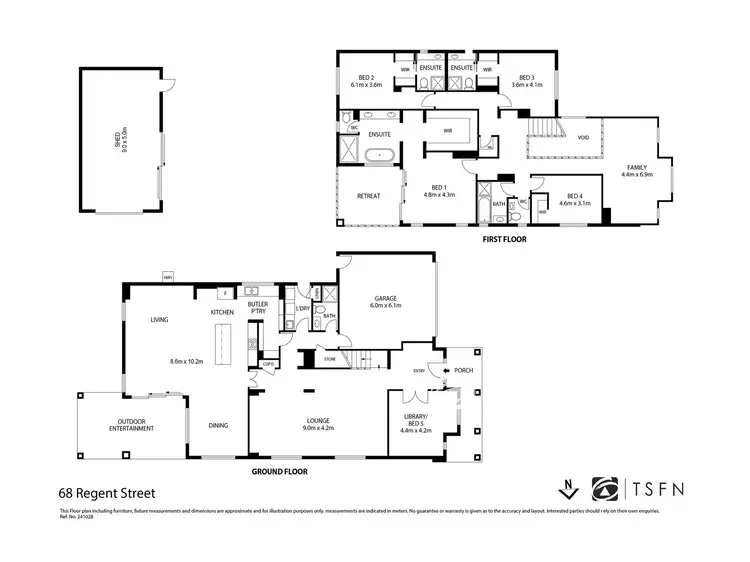 Floorplan of Homely house listing, 68 Regent Street, Strathfieldsaye VIC 3551