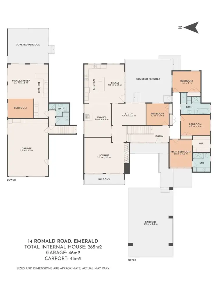 Floorplan of Homely house listing, 14 Ronald Road, Emerald VIC 3782