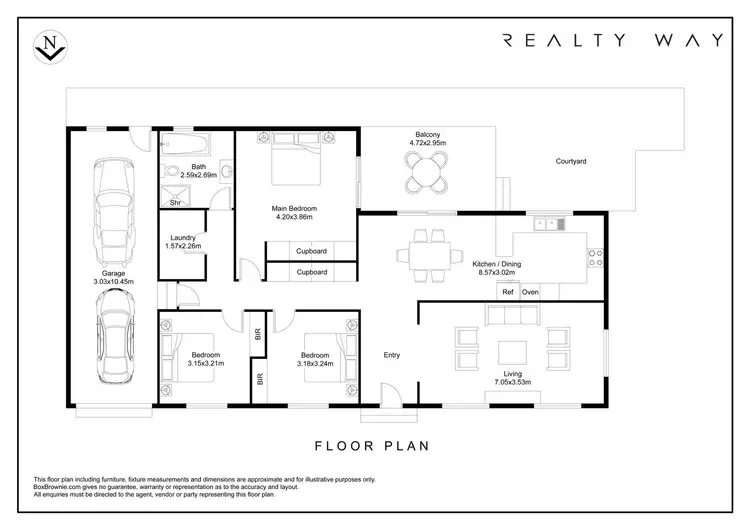 Floorplan of Homely villa listing, 8/115 Davies Road, Padstow NSW 2211